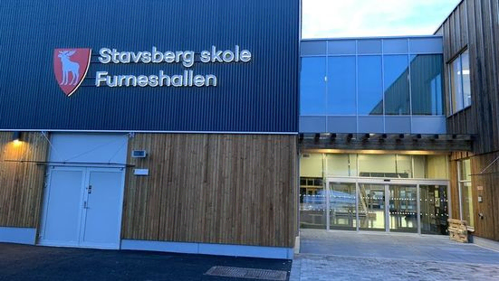 Moderne nybygd skole