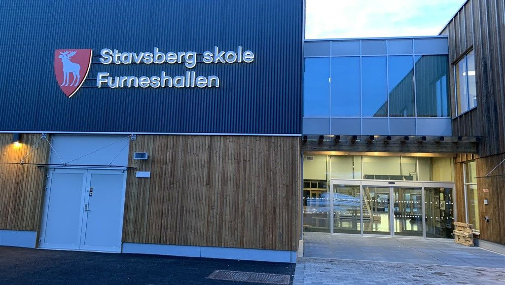 Moderne nybygd skole